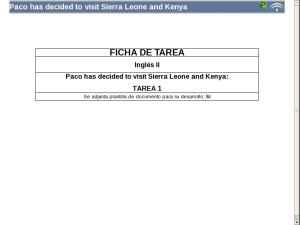 Paco has decided to visit Sierra Leone and Kenya - Tarea 1