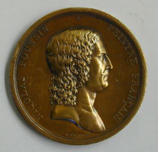 Medalla para el primer premio de pintura de la Academia de Francia