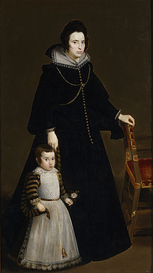 Doña Antonia de Ipeñarrieta y Galdós y su hijo don Luis