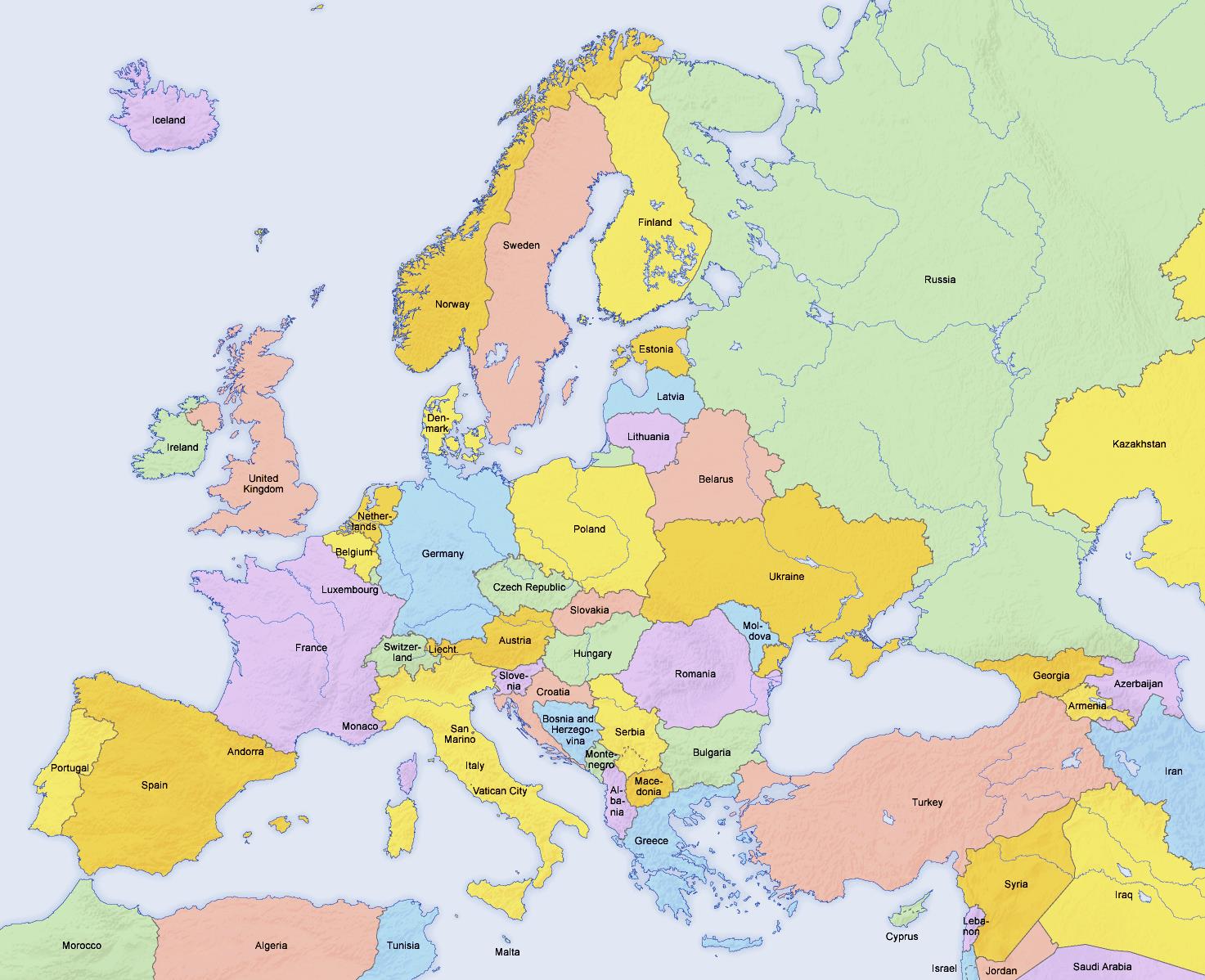 Europa: Capitales Nacionales