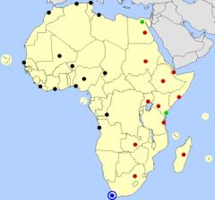Africa cities map  (JetPunk)