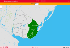 Abteilungen der östlichen Region von Uruguay