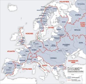 List of rivers of Europe