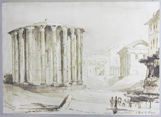 Templos de Vesta y de la Fortuna, Roma