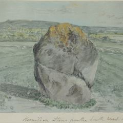 La piedra de la batalla de Homilden (Inglaterra)