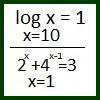 Ecuaciones y sistemas exponenciales y logarítmicos