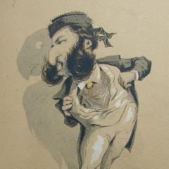 Caricatura del político Jules Ferry