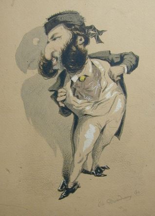 Caricatura del político Jules Ferry