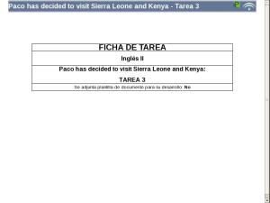 Paco has decided to visit Sierra Leone and Kenya - Tarea 3