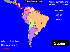Capitals of the South and Central America countries. Ilike2learn