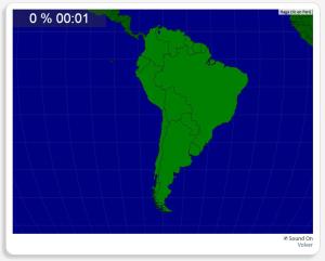 Amérique du Sud : les pays. Seterra