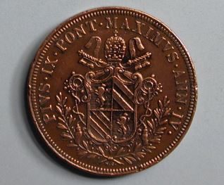Moneda pontificia, 5 baiocchi