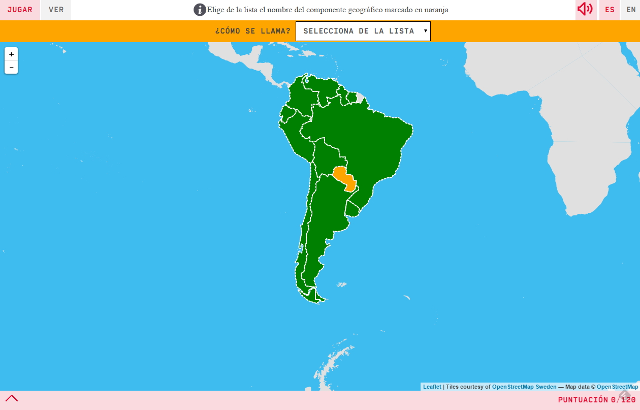 Die staaten Südamerikas
