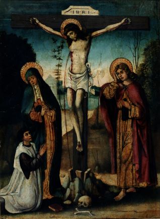 Crucifixión con donante