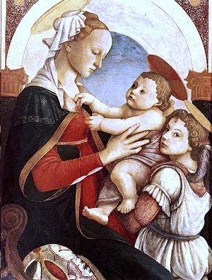 Virgen con el Niño y ángel (Botticelli)