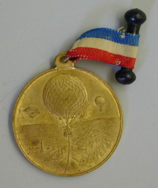 Medalla conmemorativa de la ascensión en globo de Louis Godard