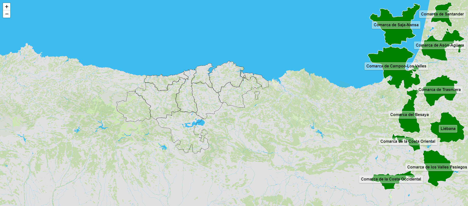 Regioni della Cantabria