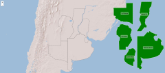 Provincias da rexión Pampeana de Argentina