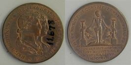Medalla conmemorativa de la boda de Fernando VII e Isabel de Braganza