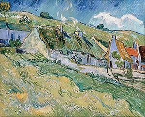 Thatched Cottages and Houses (van Gogh)