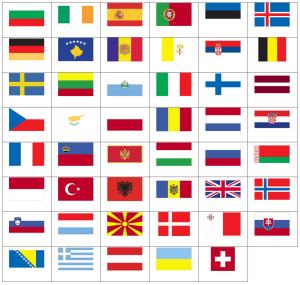 Flags of Europe. Sporcle