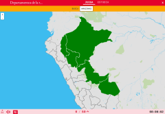 Départements de la région amazonienne du Pérou