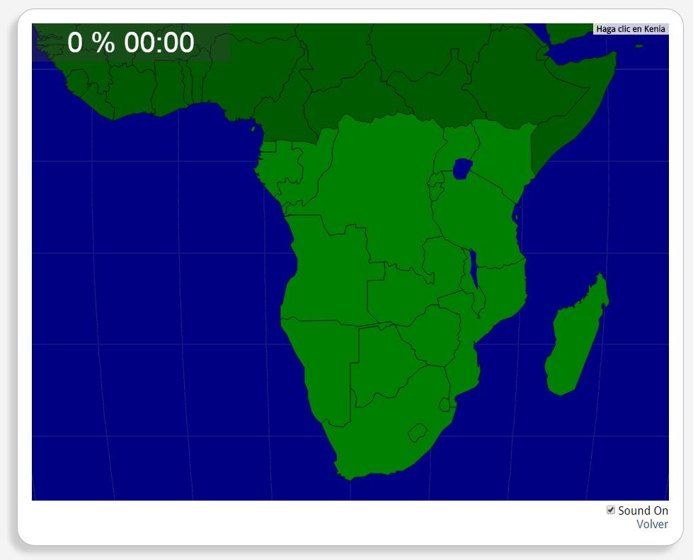 África Meridional: Países. Seterra