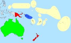 Oceania map  (JetPunk)