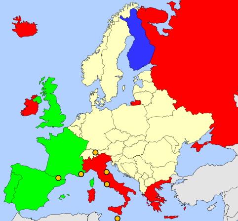Europe map  (JetPunk)