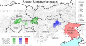 Lenguas retorromances
