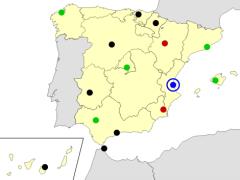 Spain cities map  (JetPunk)