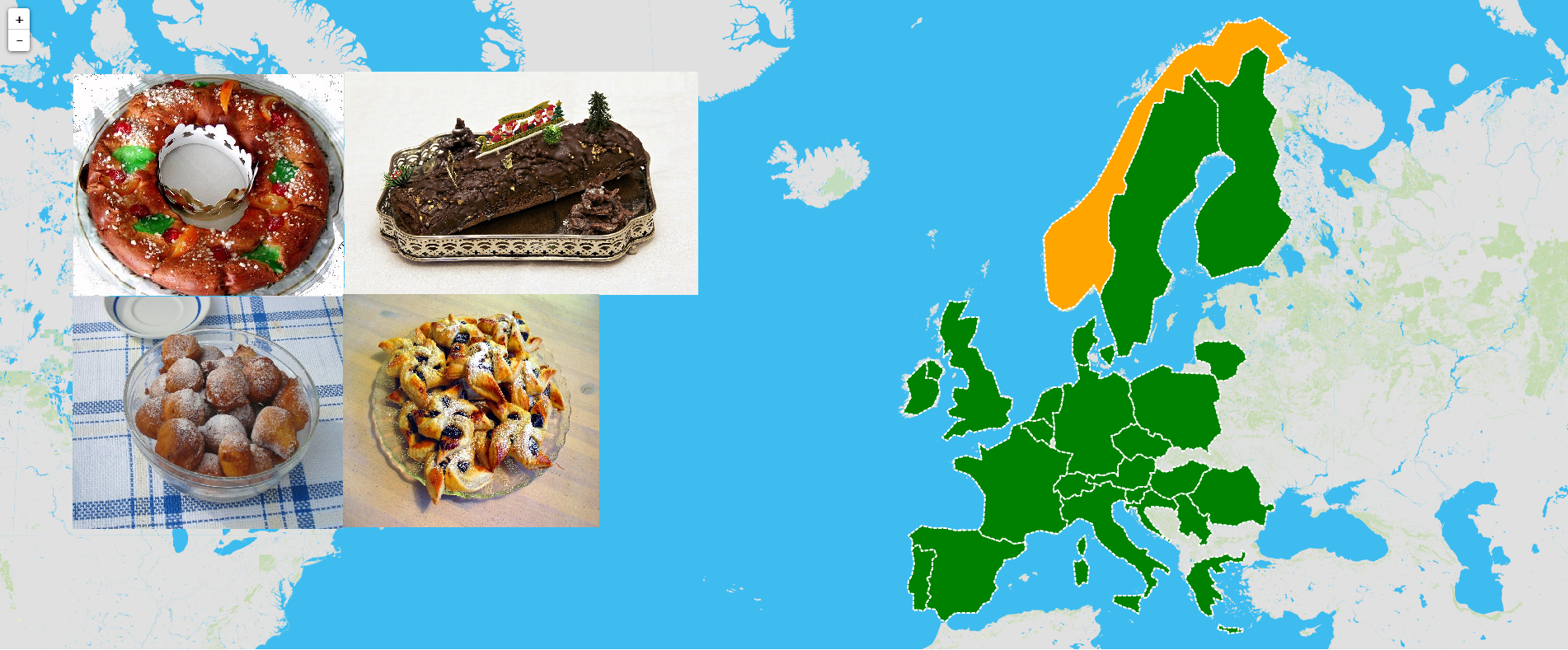 Christmas desserts from Europe