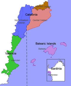 Dialectos del catalán