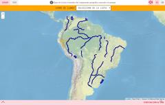 Die Flüsse und Seen Südamerika