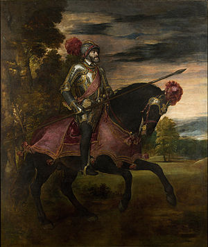 Carlos V a caballo en Mühlberg