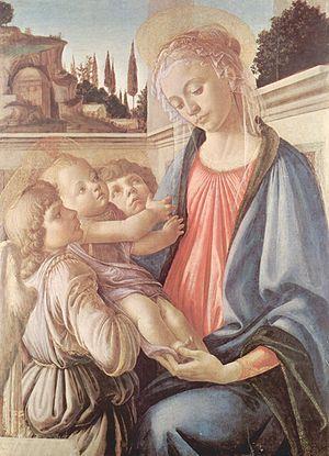 Virgen con el Niño y dos ángeles (Botticelli)