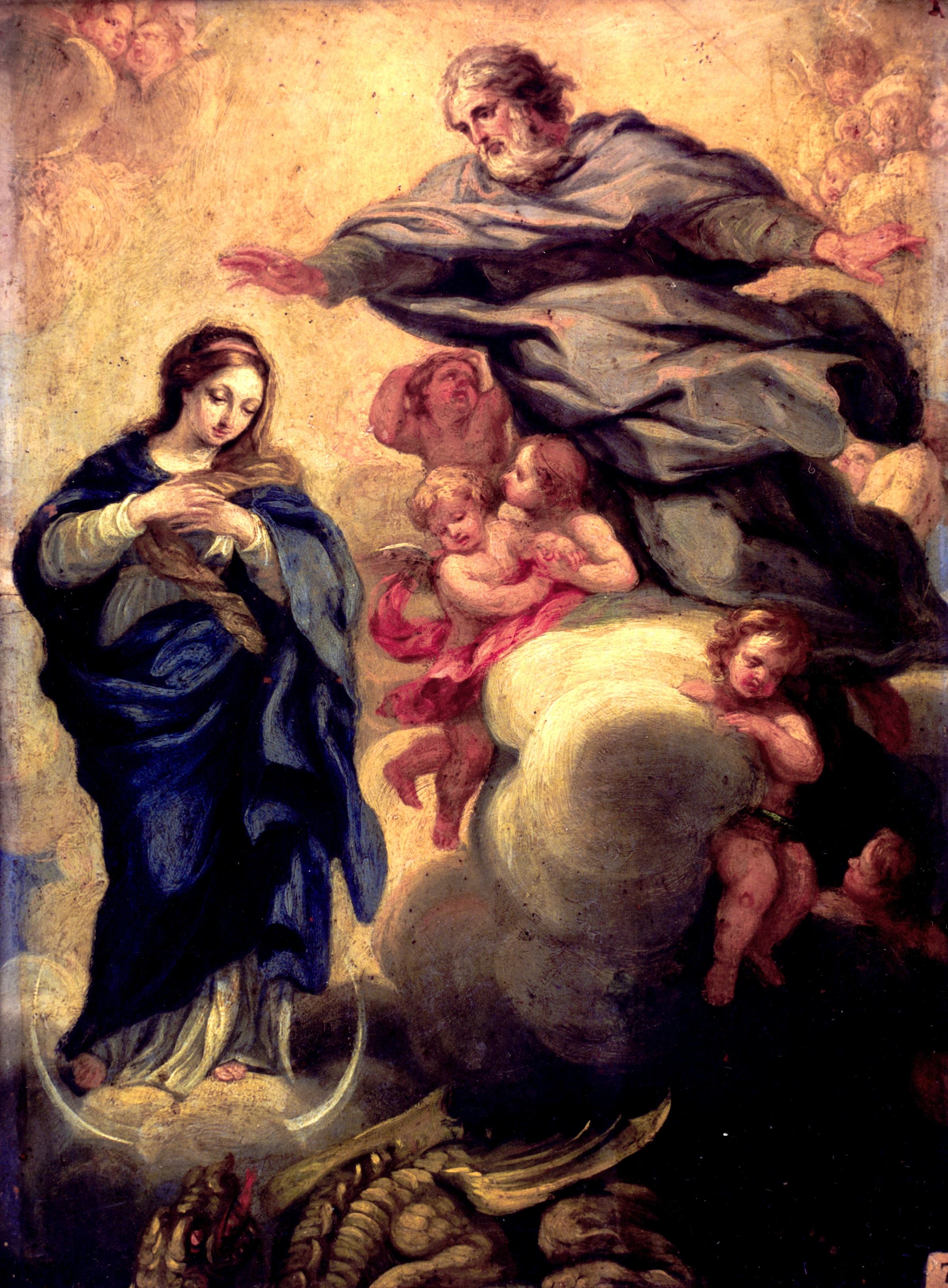 La Inmaculada Concepción con el Padre Eterno - Mis Museos