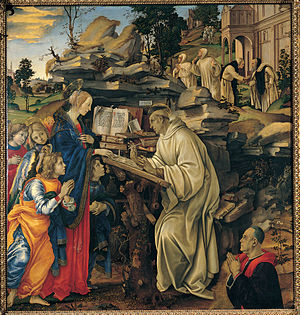 La visión de san Bernardo (Filippino Lippi)