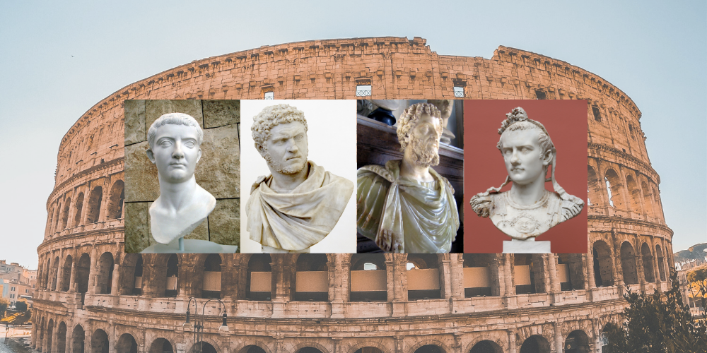 Empereurs romains (au milieu)