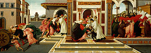 Last Miracle and the Death of St. Zenobius (Botticelli)