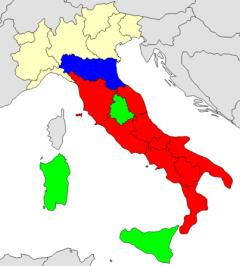 Regions of Italy  (JetPunk)
