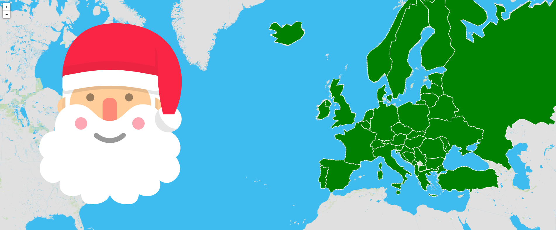 "Feliz Natal" em diferentes idiomas europeus