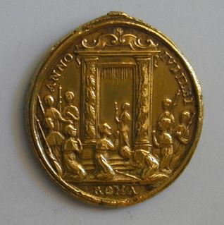 Medalla jubilar, apertura de la Puerta Santa