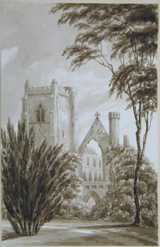 Ruinas de la catedral de Dunkeld (Escocia)