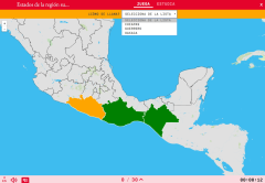 Estados de la región suroeste de México