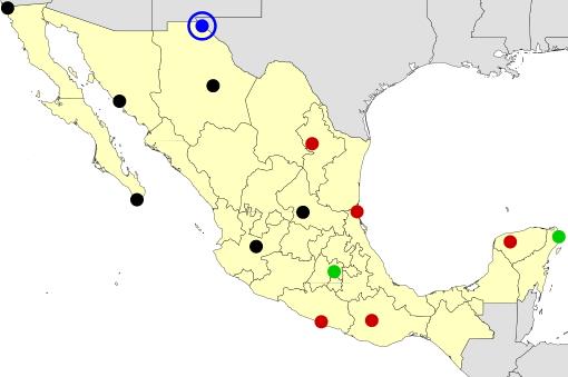 Mexico cities map  (JetPunk)