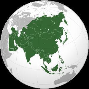 List of sovereign states and dependent territories in Asia