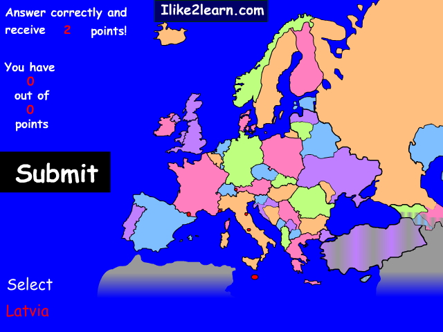 Countries of Europe (easy). Ilike2learn