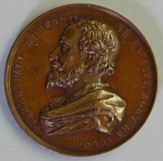Medala conmemorativa del pintor Pedro Pablo Rubens