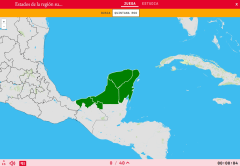 Estados de la región sureste de México